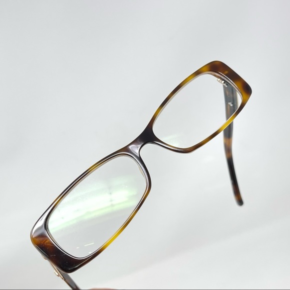 GUCCI GG3071 05L 52 [] 15 135 Havana Tortoise Eyeglasses Frames Italy Gold Logo - Picture 10 of 13
